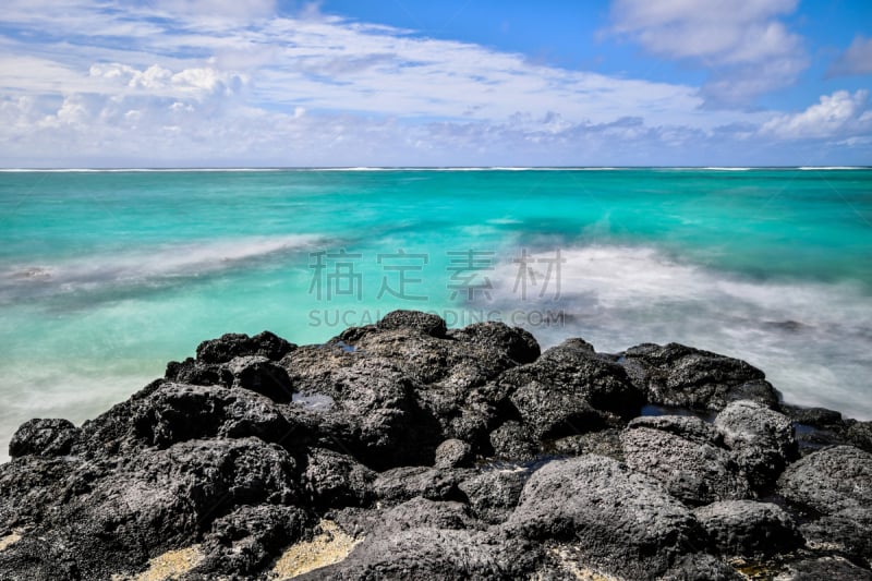 水,天空,水平画幅,沙子,无人,户外,罗德里格斯岛,白色,海滩,风景