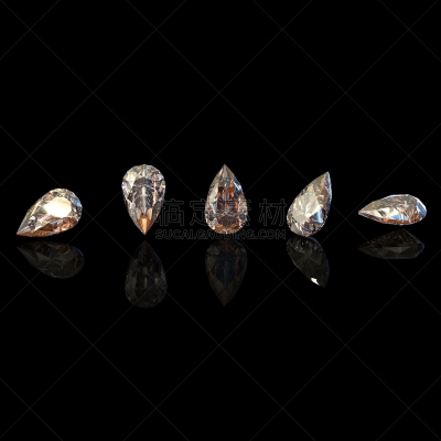 宝石,梨,珠宝,科涅克,钻石,marquis,人造的,黄金,时尚,方形画幅