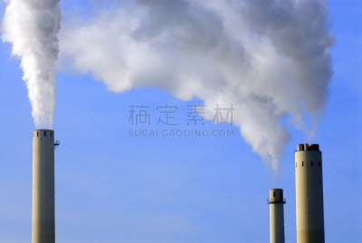 天空,水平画幅,能源,无人,烟,特写,工业,电,环境