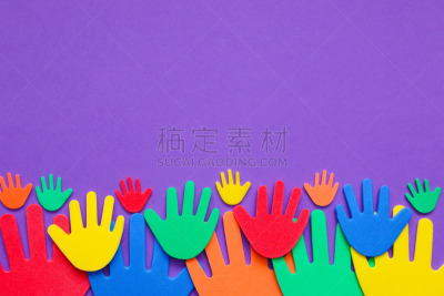 橙色,黄色,手印,红色,泡沫材料,绿色,蓝色,明亮,彩色背景,复古风格