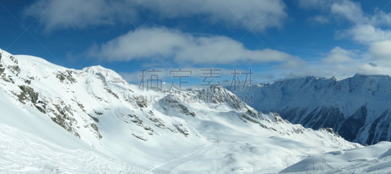 阿尔卑斯山脉,冰河,冬季运动,勒琴谷,非滑雪场地的滑雪,策尔马特,瓦莱斯州,天空,水平画幅,雪