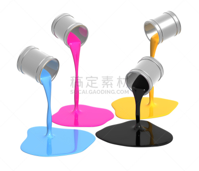 cmyk颜色 ,调色板,加仑,印刷机,水平画幅,符号,墨水,组物体,白色,染料