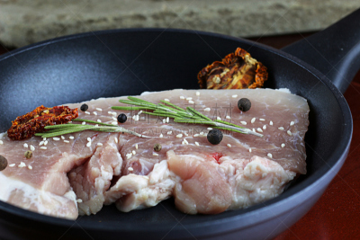 牛排,煎锅,灵魂媒介,鹿肉,肉眼牛排,石膏,腰肉,肋骨,格子烤肉,水平画幅