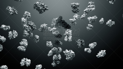 蛋白质,三维图形,绘画插图,酶,膜,唾液,人,白色,缩氨酸