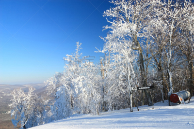 山,顶部,天空,水平画幅,雪,滑雪坡,户外,白色,彩色图片,冬天