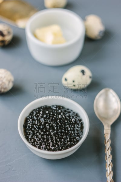 黑鱼子酱,垂直画幅,鱼子酱,多明尼加的订单,银色,开胃品,海产,金属,俄罗斯,晚餐