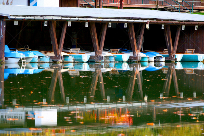 Boats on the lake