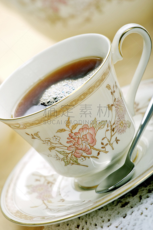 茶,一个人,餐具,垂直画幅,芳香的,无人,茶碟,热饮,古典式,饮料