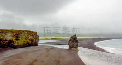 蒂霍拉伊,岩层,冰岛国,海滩,斗篷,火山,风景,自然美,沙子,火山岩