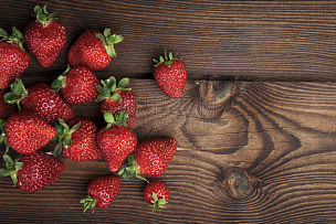 草莓,背景,留白,水平画幅,高视角,无人,维生素,夏天,特写,甜点心