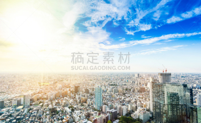 都市风景,东京,全景,日本,现代,新宿公园塔,城镇景观,霓虹色,美,水平画幅