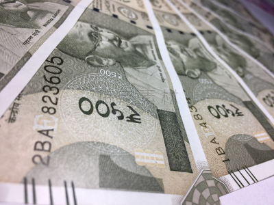 500米,印度储备银行,圣雄甘地,中央银行,水平画幅,无人,金融,金融和经济,税,印度