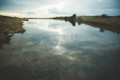 七姐妹郊野公园,悬崖,水平画幅,七姐妹,无人,东苏塞克斯,cuckmere河,英吉利海峡,河流,户外