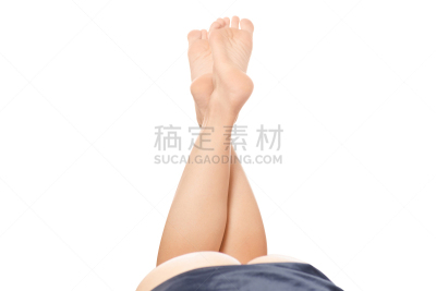 腿,女性,spa美容,女强人,青年人,白色,魅力,腰部,后背,地板