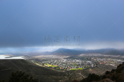 暴风雨,视角,南非,伦敦城,荒凉谷,孤独峰,格拉夫,东开普省,天空,美