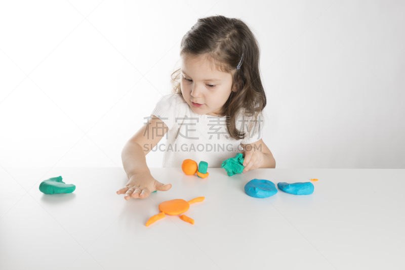 进行中,粘土,幼儿,美,留白,学龄前,灵感,水平画幅,月亮,美人