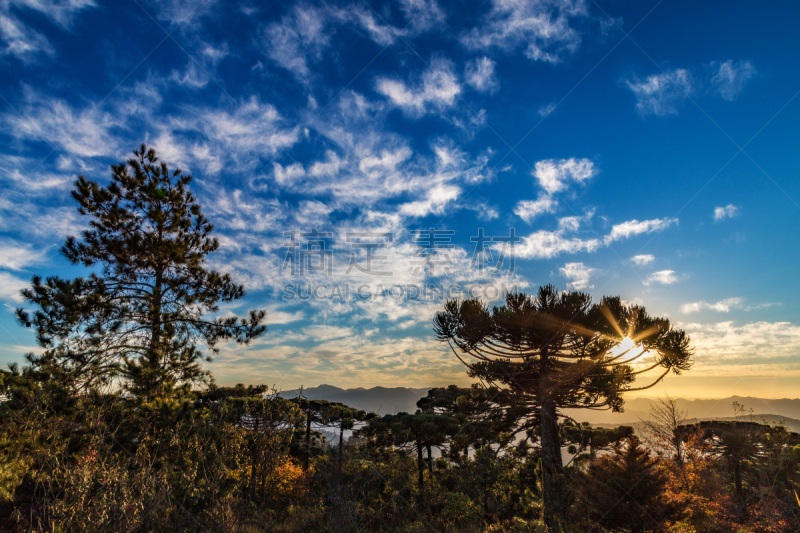 山,巴西,米纳斯吉拉斯州,风景,坎波斯做若当,自然,天空,水平画幅,地形,建筑