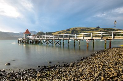 akaroa,码头,新西兰,栈桥码头,班克斯半岛,新西兰坎特伯雷地区,帆船,天空,灯笼