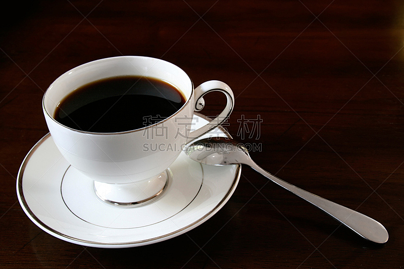 特写,咖啡,饮食,咖啡馆,桌子,水平画幅,无人,茶杯,浓咖啡,背景分离