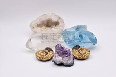 宝石,化石,白色,水平画幅,古老的,玛瑙,石材,图像,紫水晶,钻石