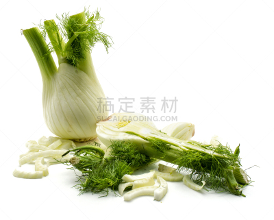 茴香,分离着色,肿胀的,蔬菜,丝状的,清新,一个物体,背景分离,花鳞茎,茴芹