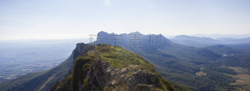 葡萄酒,山,葡萄园,风景,西班牙,北,特拉华,建筑,齿状山脊,在上面