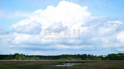 埃迪斯托艾兰,沼泽,水平画幅,地形,无人,户外,云景,南卡罗来那,2015年,河流