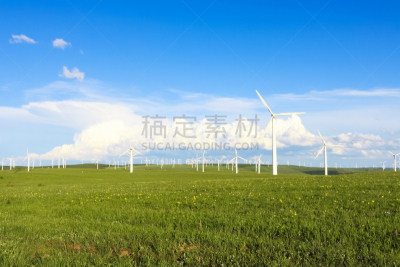 风轮机,农场,天空,风,水平画幅,风力,能源,无人,涡轮,户外