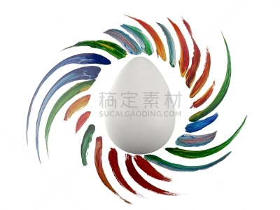 涂料,三维图形,白色,绘画插图,笔触,复活节彩蛋,华丽的,请柬,复活节,水彩画颜料