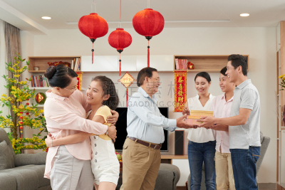 礼物,越南新年,春节,提举,宾客,祖父母,越南人,祖母,青少年,水平画幅
