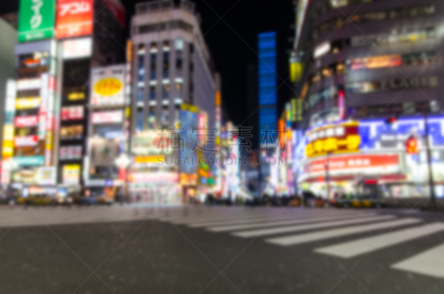 东京,抽象,运动模糊,歌舞伎町,歌舞伎,特拉华,新宿区,水平画幅,夜晚,都市风景