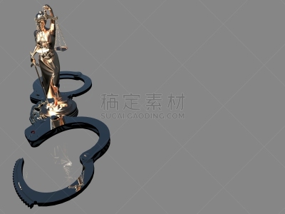女人,雕像,手铐,三维图形,牢房,蒙眼罩,刑事调查,犯人,剑,法院