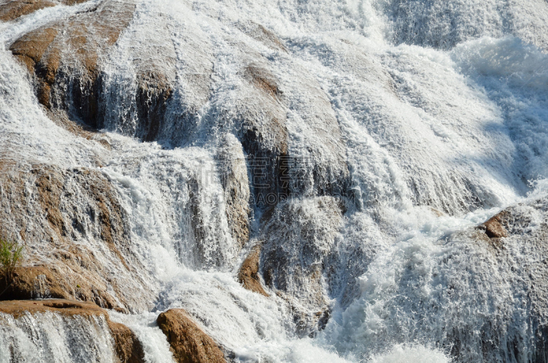 恰帕斯州,agua azul cascades,墨西哥,帕伦克,水道,自然,水平画幅,瀑布,无人,蓝色