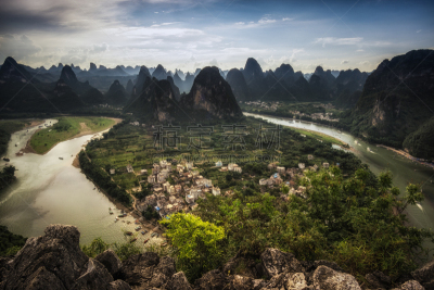 山,视角,兴平,漓江,丽江,桂林,乡村,喀斯特,丘陵,美