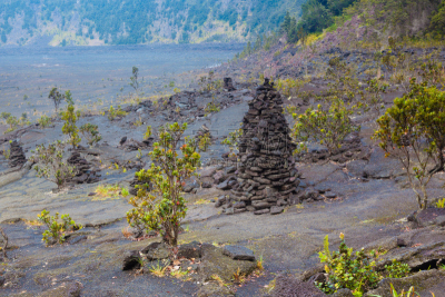 Crater floor