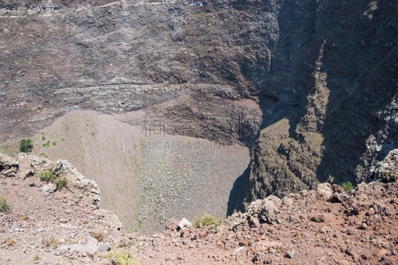 维苏威火山,火山口,风景,火山喷口,纳布勒斯,天空,水平画幅,山,科学,户外