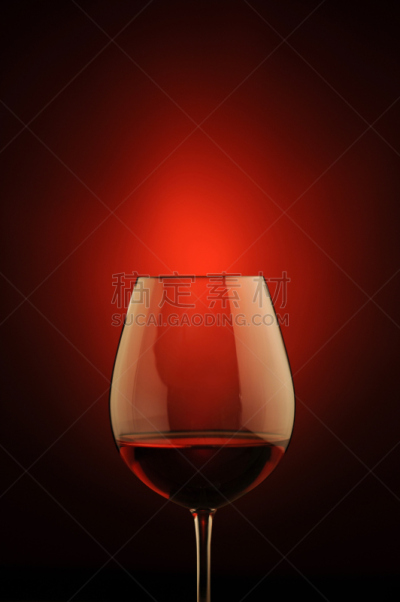 红色,葡萄酒杯,红灯,莫尔乐葡萄,垂直画幅,葡萄酒,透明,无人,玻璃,含酒精饮料
