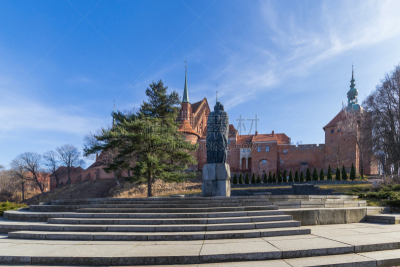 大教堂,nicolaus copernicus,维斯瓦河,天文学家,波兰,中间部分,砖,著名景点,窗户,泻湖
