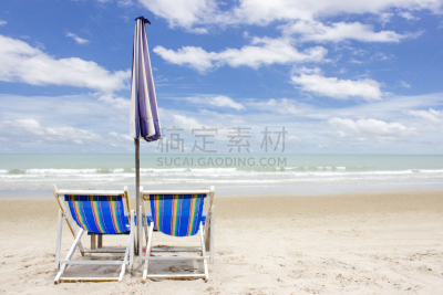 罗勇,海滩,帐篷,泰国,两个物体,扶手椅,西哈努克市,躺椅,阴影对焦,泰国人