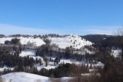 萨瓦,les bauges,艾克斯-累班,法国,风景,冬天,图像,阿尔卑斯山脉,雪,宏伟