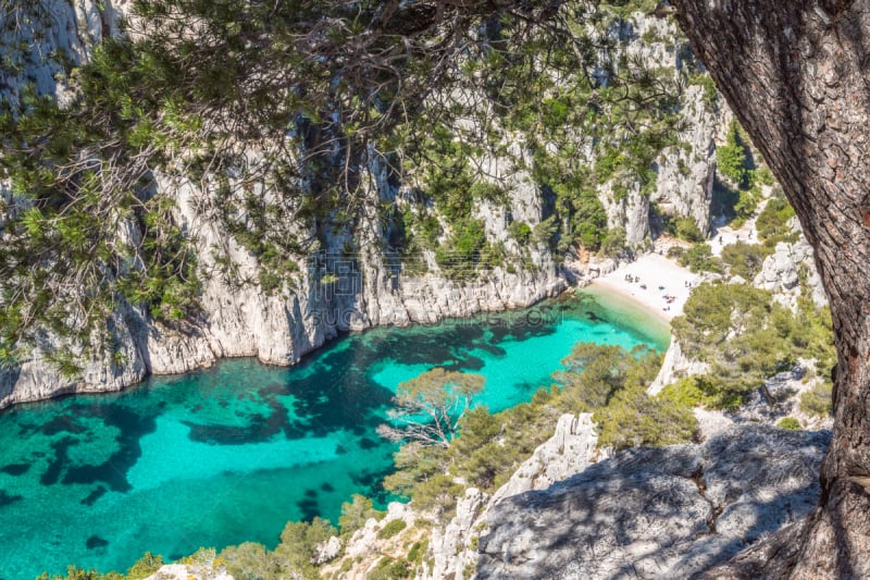 杜塞尔多夫,德恩法海湾,卡西斯,蓝色的海湾,蔚蓝海岸地区,普罗旺斯,水,天空,公园,水平画幅