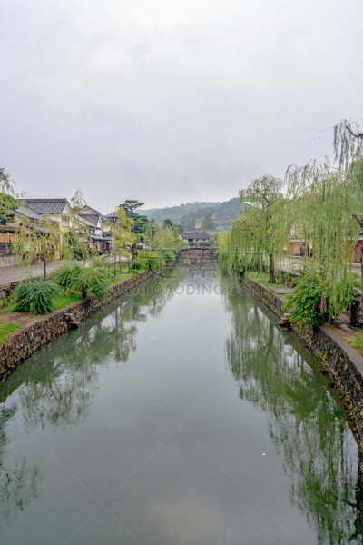 仓敷,河流,海滩,国内著名景点,旅途,复古风格,水面,著名景点,古典式,户外
