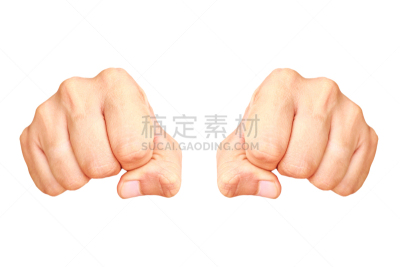 拳头,手,分离着色,商务,部分,背景分离,一个人,拇指,四肢,商业金融和工业