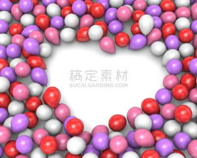形状,气球,心型,边框,留白,风,水平画幅,绘画插图,组物体,花束
