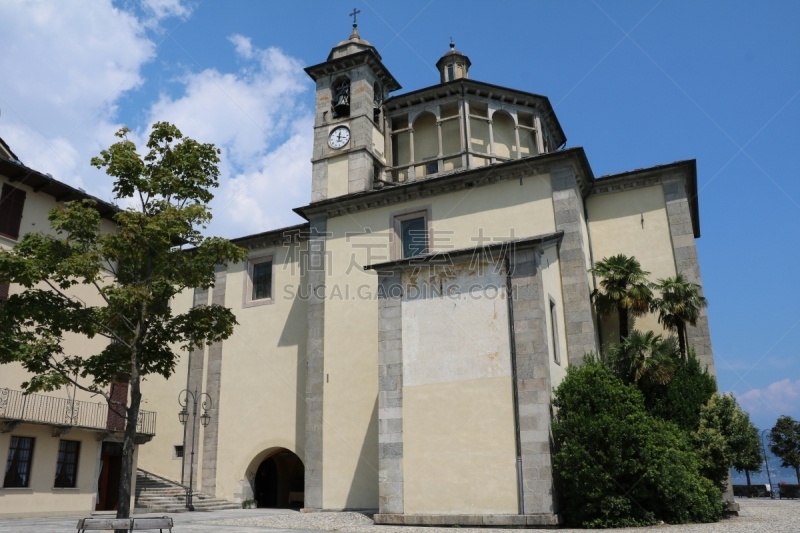 Sanctuary Santissima Pietà in Cannobio at Lake Maggiore, Piedmont Italy