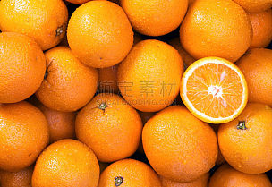 橙色背景,水平画幅,素食,无人,生食,组物体,特写,橙子,开着的,维生素c