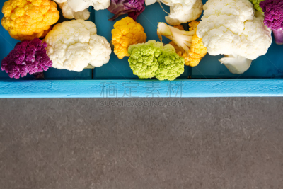 素食,花椰菜,食品,市场,西兰花,紫色,视角,背景,黑色,彩虹