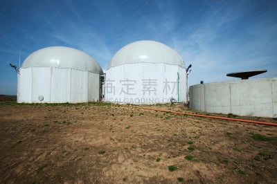 生物质,发电站,德国,厌氧菌,沼气,青贮,甲烷,生物燃料,筒仓,天空
