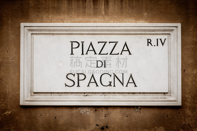 方形画幅,罗马,西班牙,交通标志,piazza di spagna,国际著名景点,西班牙阶梯,户外,旅行者,建筑