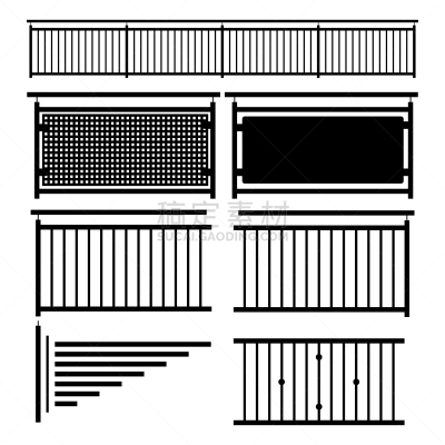 篱笆,分离着色,无人,绘画插图,组物体,户外,铁,金属丝,栏杆,铁艺